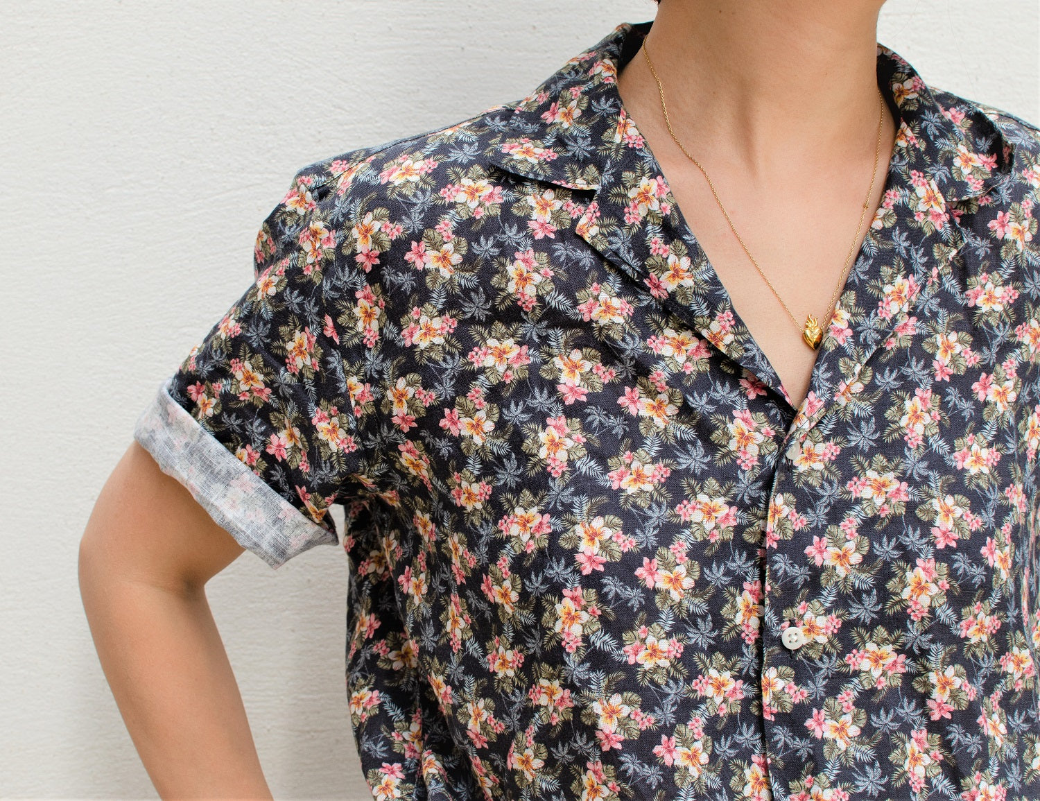 Chemise en lin manches courtes - Black Sabbath