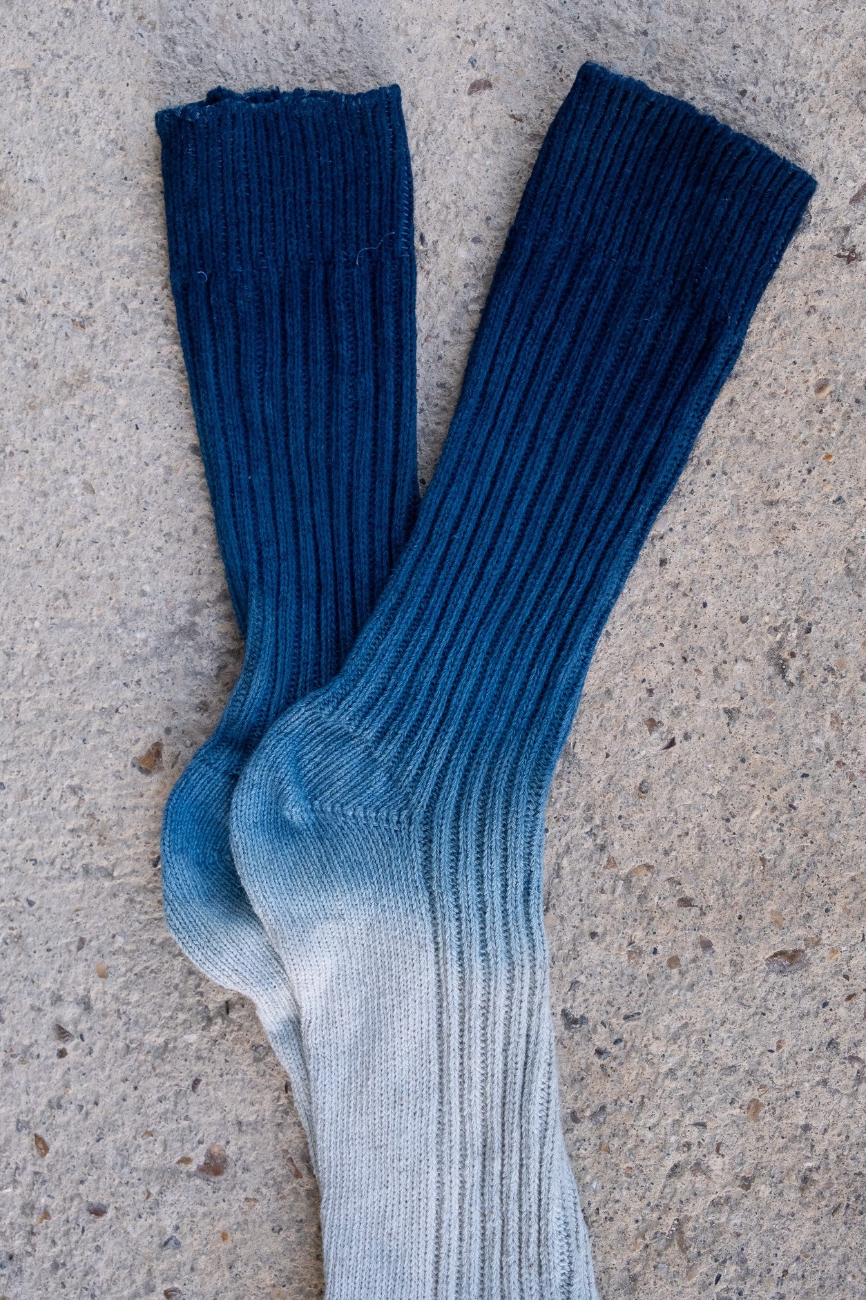 Chaussettes Lin Bio / Coton Bio - Indigo Nami