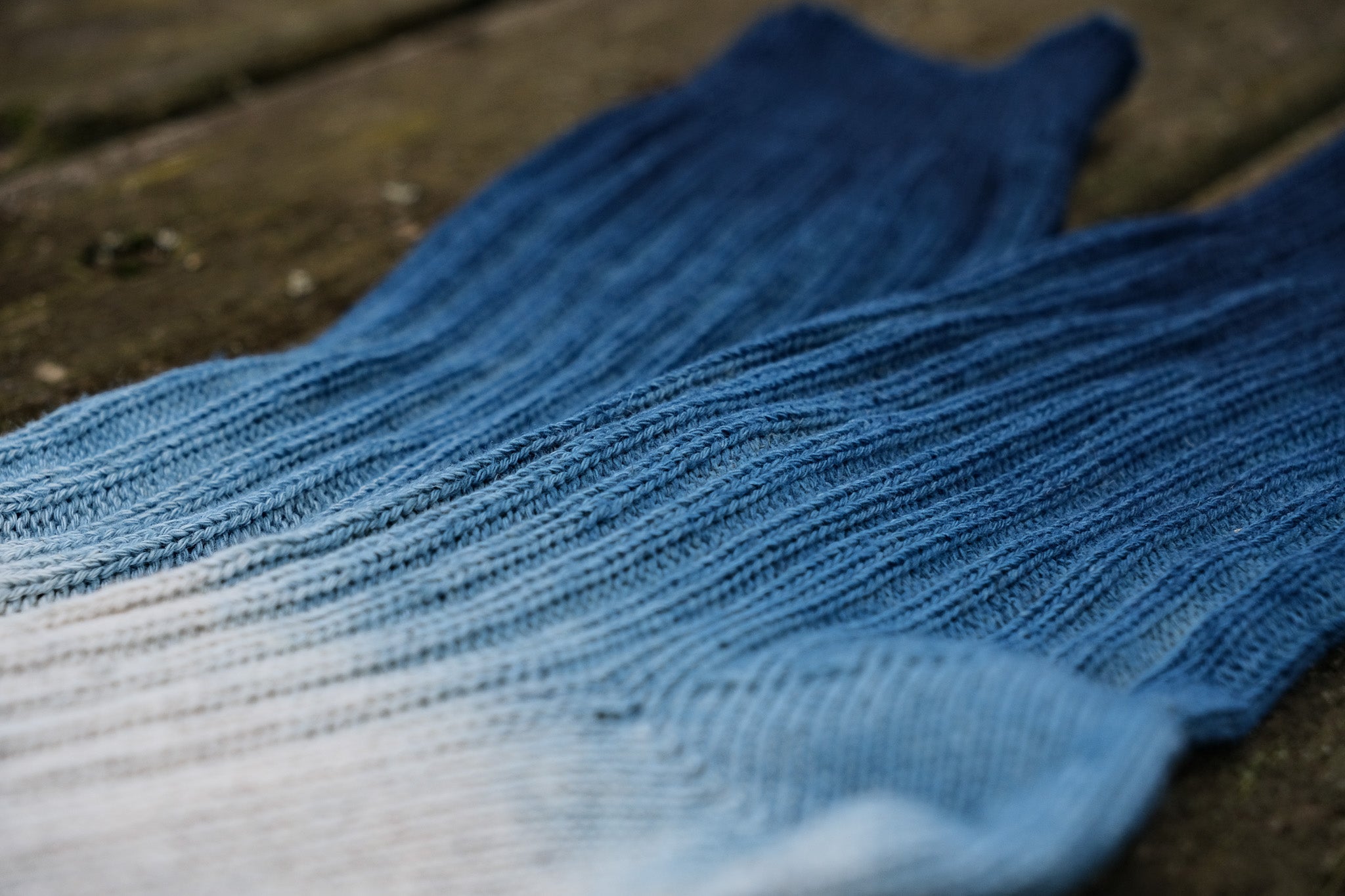 Chaussettes Lin Bio / Coton Bio - Indigo Nami