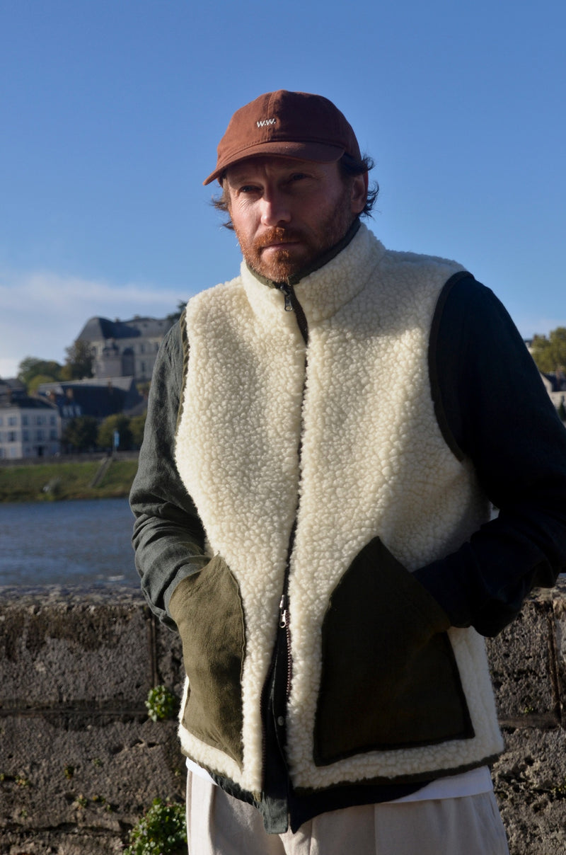 Veste sans manche online sherpa